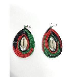 Masai Statement Beaded Earrings